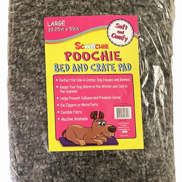 Scoochie Poochie Bed And Crate Pad 39.25x59-Large - Picture 1 of 3